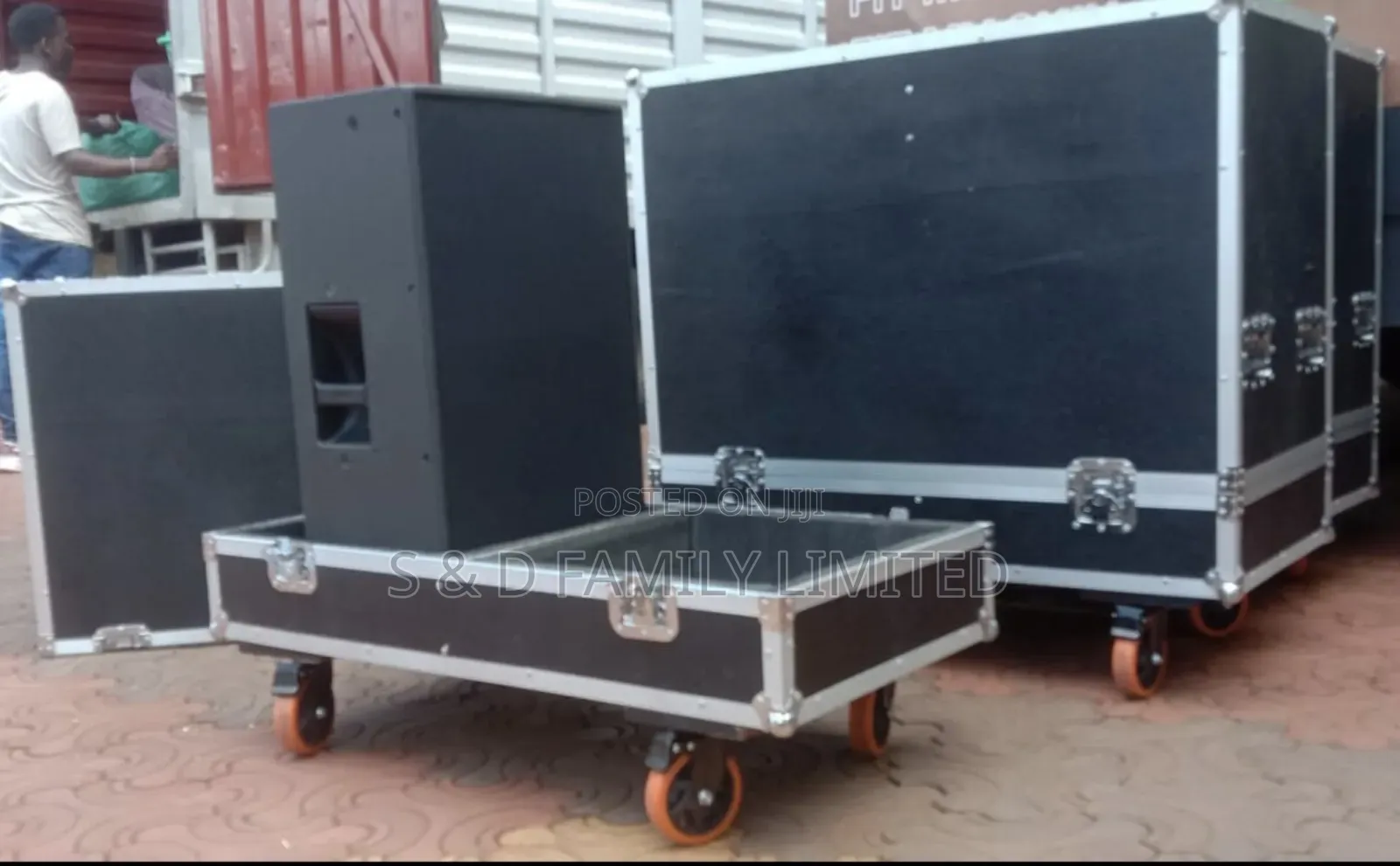 Double Speaker Flightcase 15 Inches