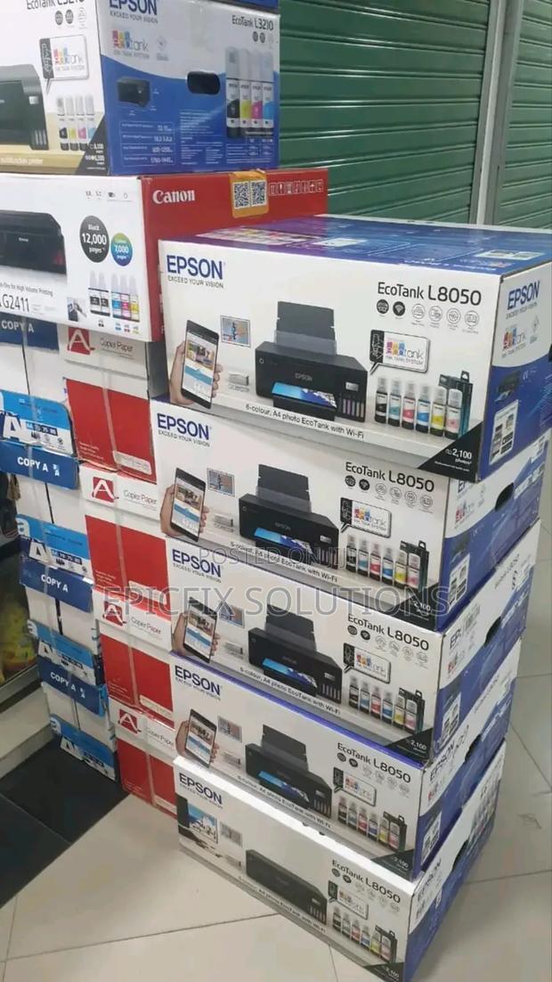 Spill Free PVC Cards Printer,4r and A4 L8050 Wifi