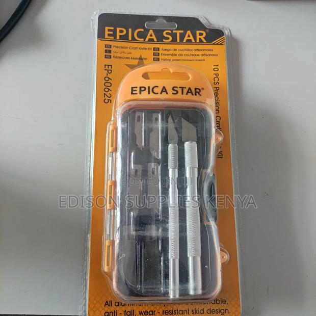 Precision Knives 10pcs Craft Knife Epica Star Precision Scapel Blades