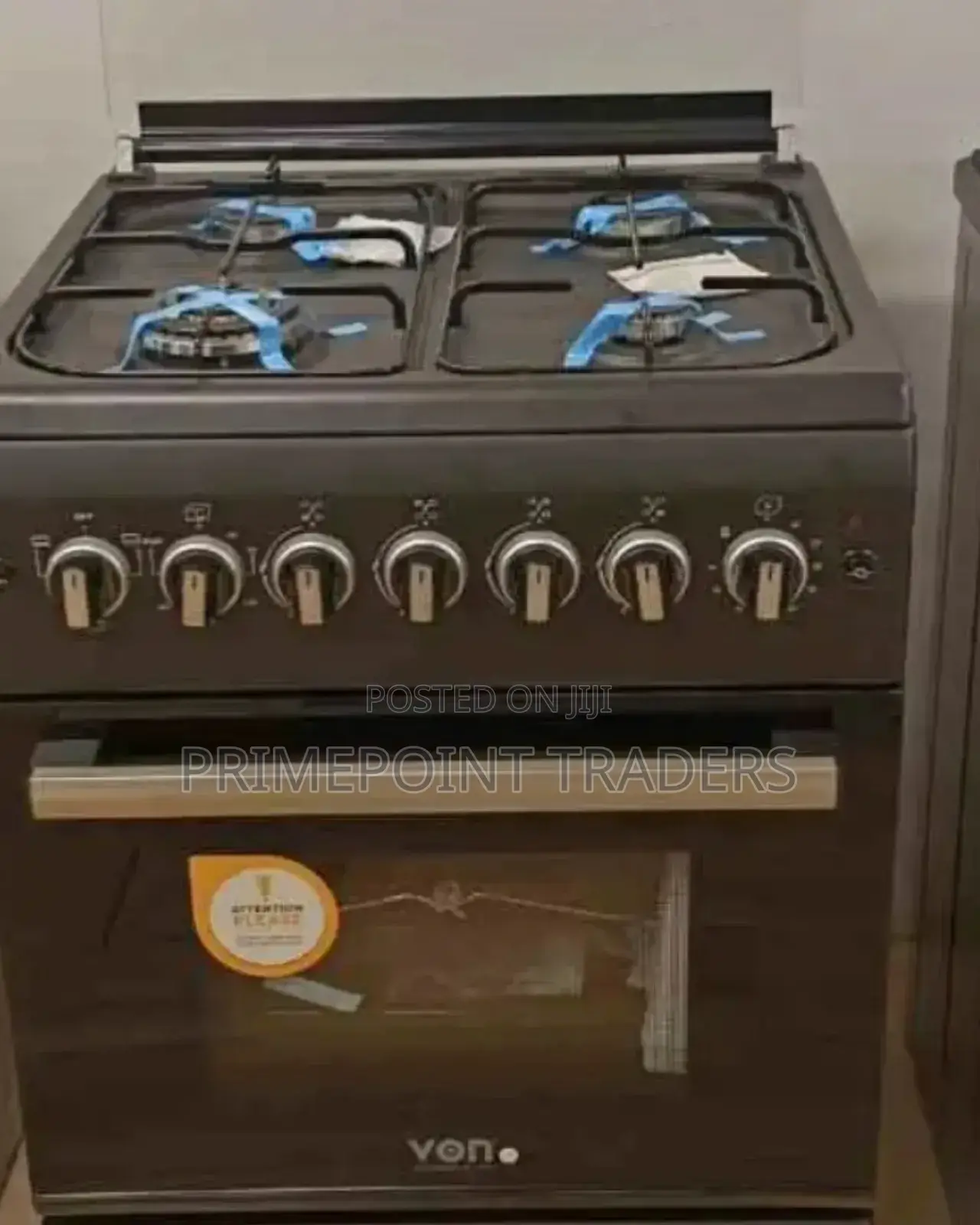 Standing Cooker (Von) 58 by 58cm 4(Full) Gas Burner