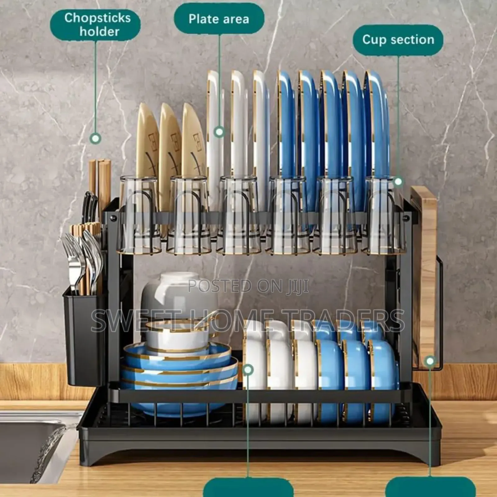 *Classy High Quality 2 Tier Dish Rack*
