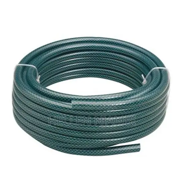 Braided 3⁄4" Braided Green Water Hose Pipe (15m)