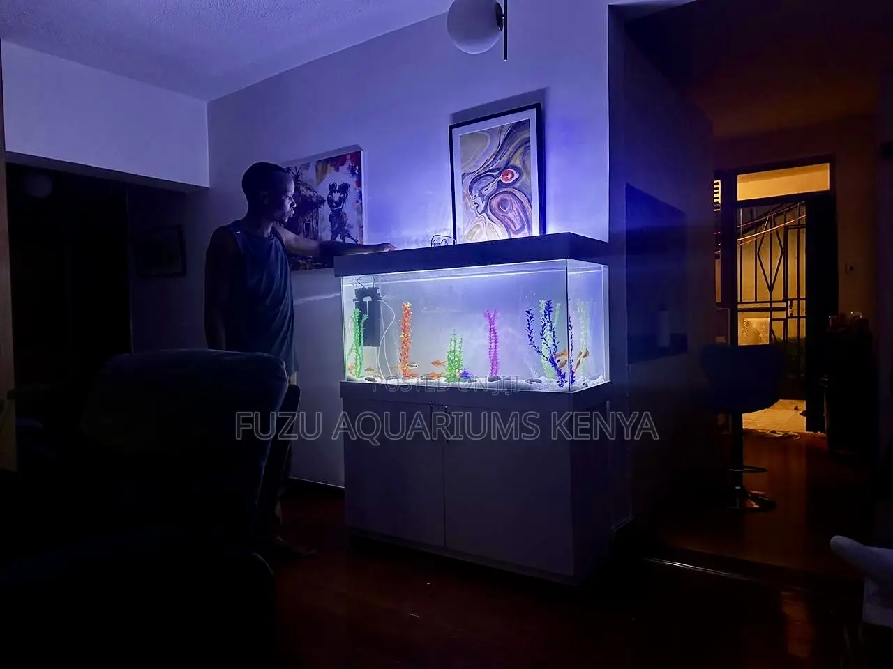 4ft Aquarium With Elegant Cabinet Stan