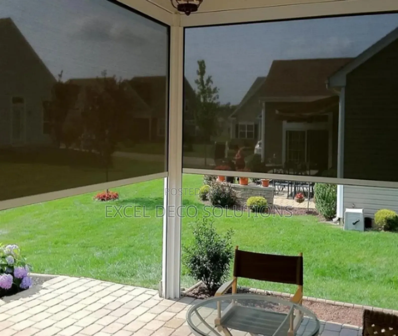 Modern Shield Sunscreen Roller Blind