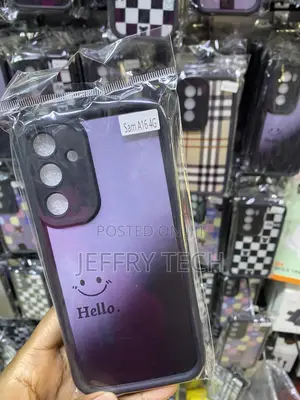 Preppy Tartan Fabric Print Cover for Samsung Galaxy A25