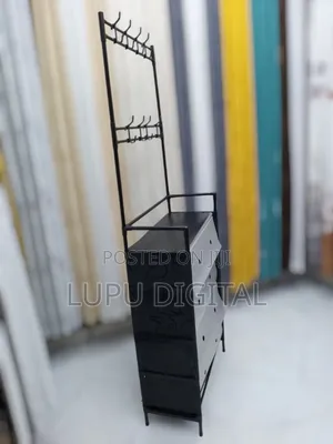 Enclosed Multifunctional Shoe Hat Rack 5 Layer
