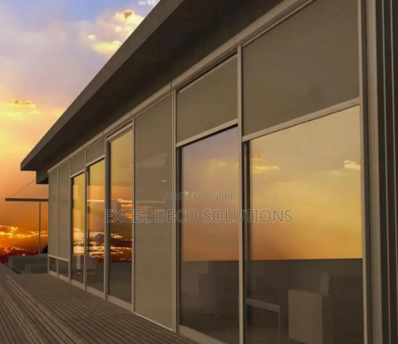 Privacy With a View-Sunscreen Roller Blinds