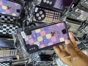 Cjoelzky Fashion Tartan Fabric Pattern Case for iPhone X/Xs