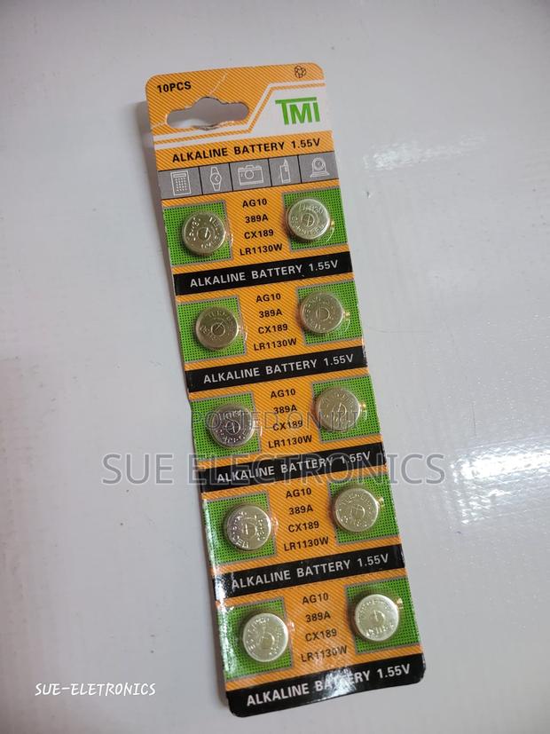 Button Coin Cell Battery Ag10 1.5v Watch Batteries