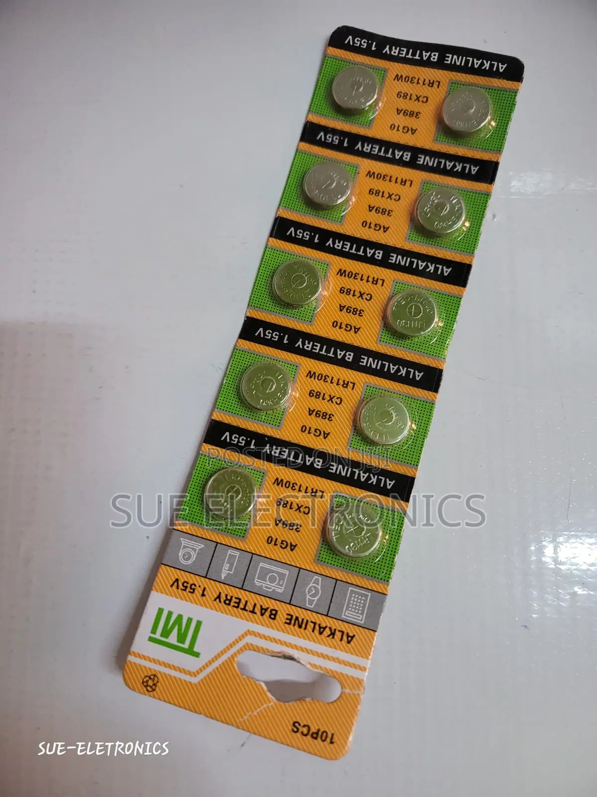 Button Coin Cell Battery Ag10 1.5v Watch Batteries