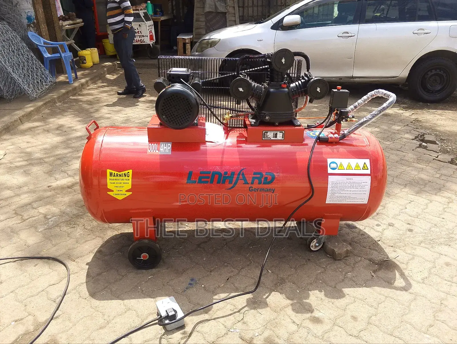 300 Litres Air Compressor Lenhard Germany