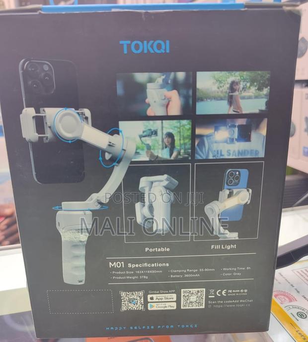 Tokqi M01 3-axis Gimbal Stabilizer - thumbnail 4