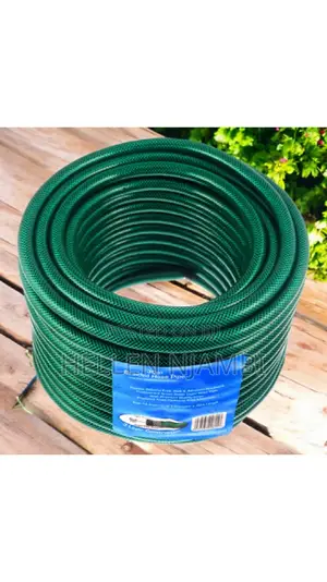 High Quality 3⁄4" Braided Water Hosepipe- 30m (Green)