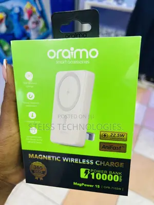 Oraimo Magsafe Wireless Powerbank.