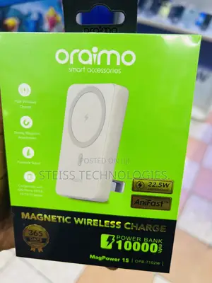 Oraimo Magsafe Wireless Powerbank.