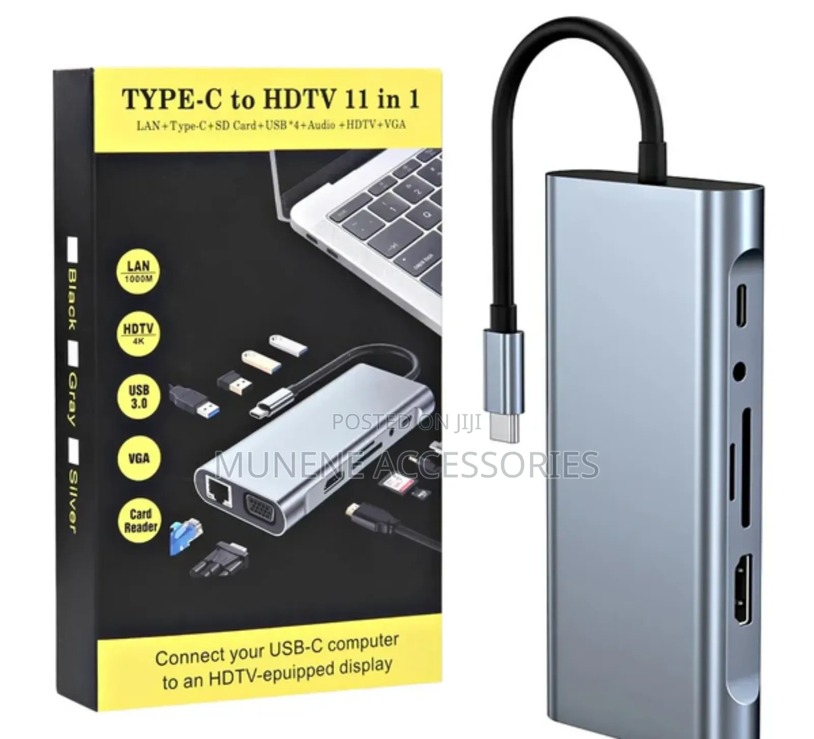 Usb C Dock Station Hdmi 11in1 Adapter Hdmi 4 Usb Pd Sd Vga