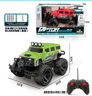 Remote Control Monster Truck With Rechargeable Battery