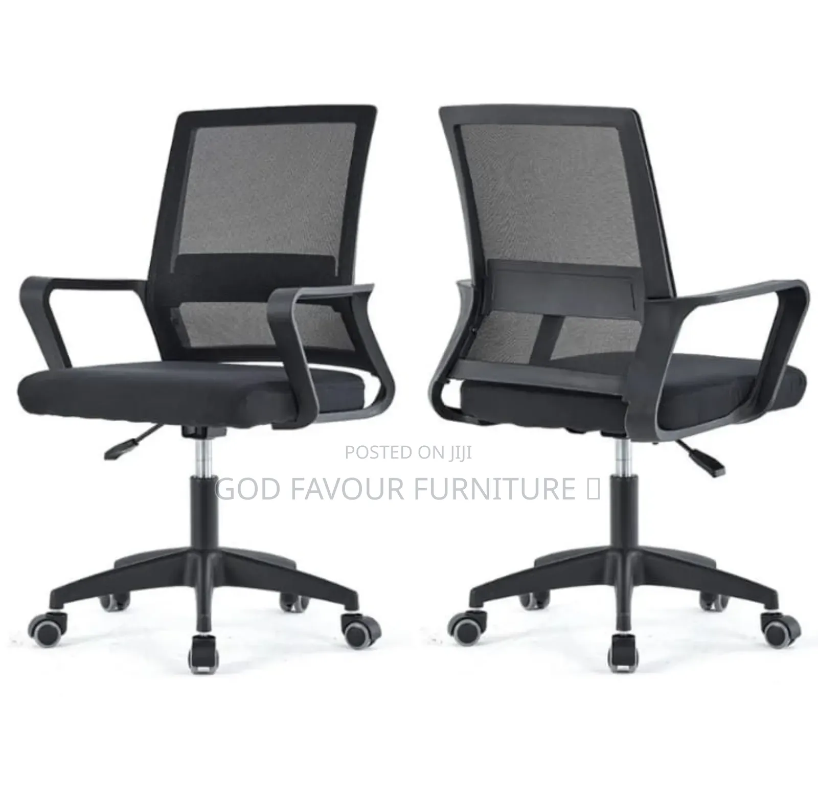 Black Mesh Swivel Adjustable Office Chair Gvd4