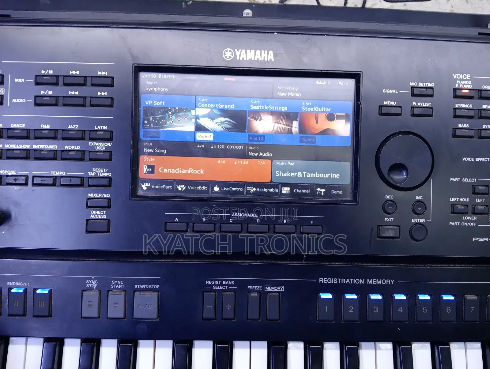 PSR Sx700/900 PSR S770/970 LCD Touch Screen