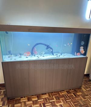 Decor-Enhancing Aquarium With Full Cabinet - thumbnail 2