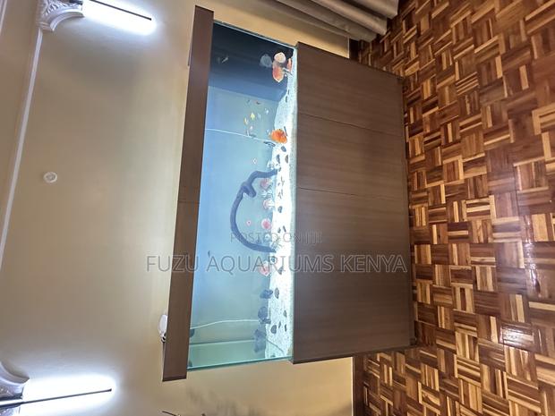 Sleek Design Aquarium With Matching Cabinet - main view