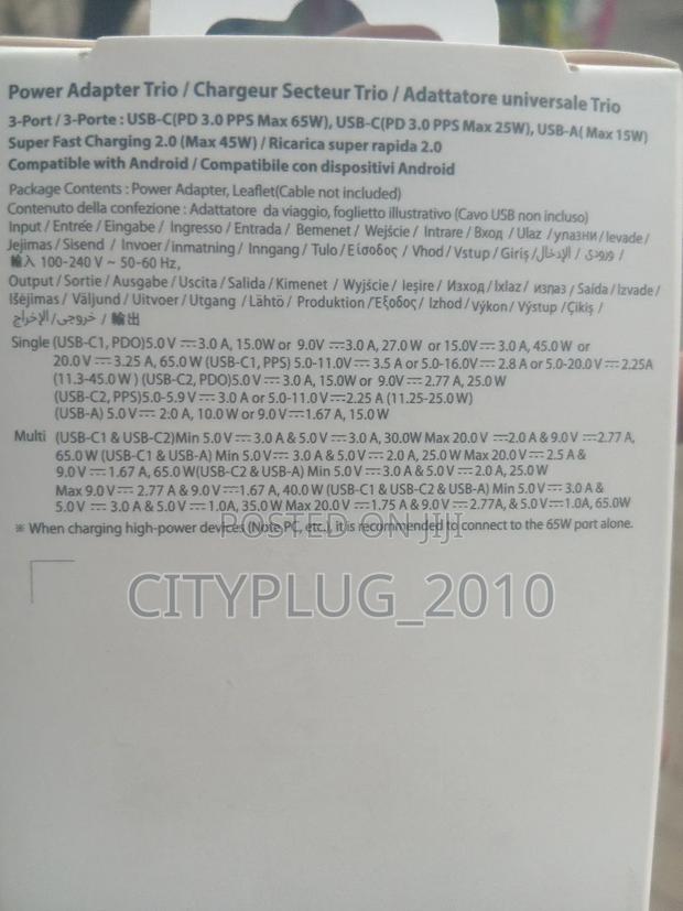 65w C to C Charger Complete Super Fast Charger - thumbnail 3