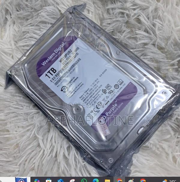 Wd Purple Surveillance Hard Drive – 1 Tb, 64 Mb, 5400 RPM