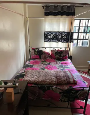 Queen Size Bed With Spring Mattress.