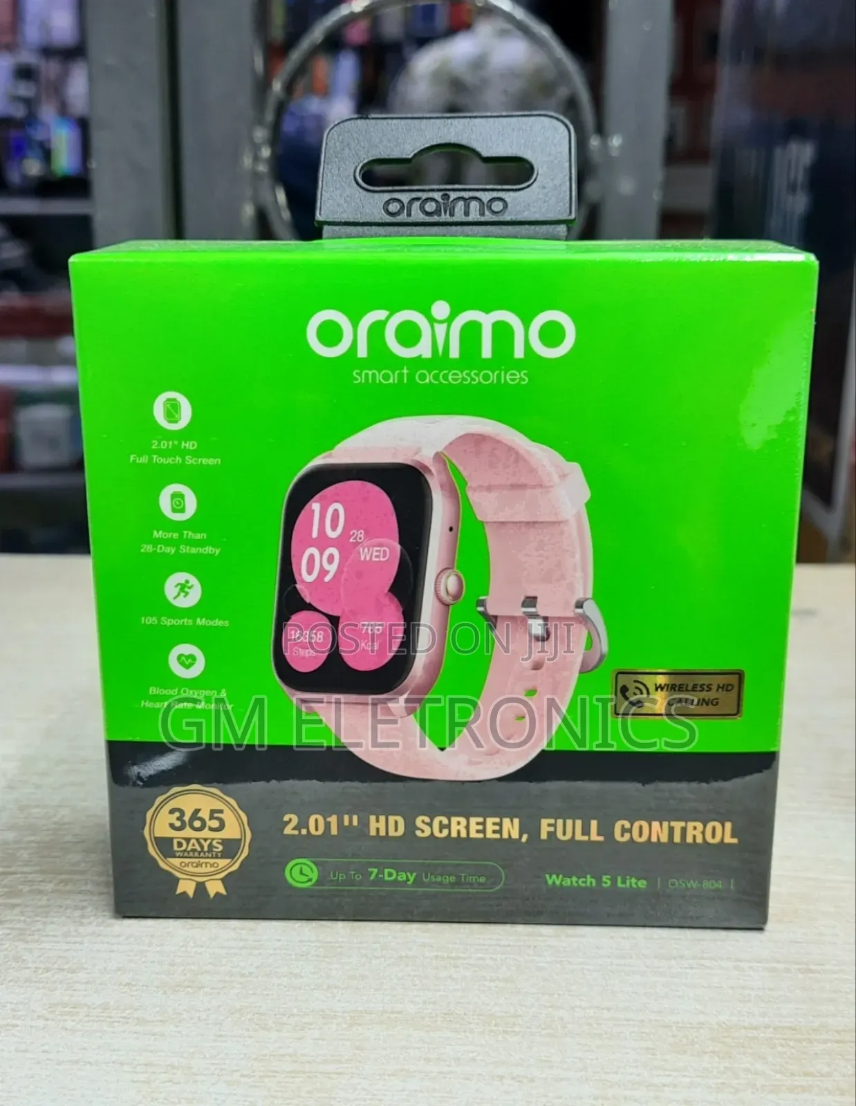 Watch 5 Lite Osw-804 Pink Rose Smart Watch.