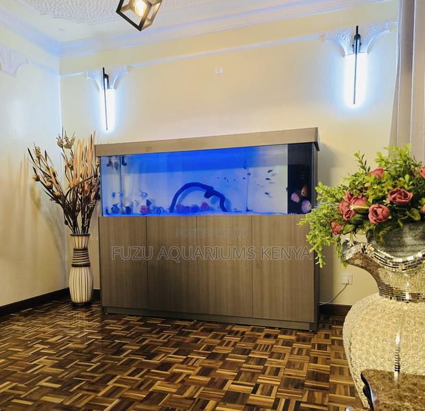 Perfect Living Room Aquarium With Cabinet