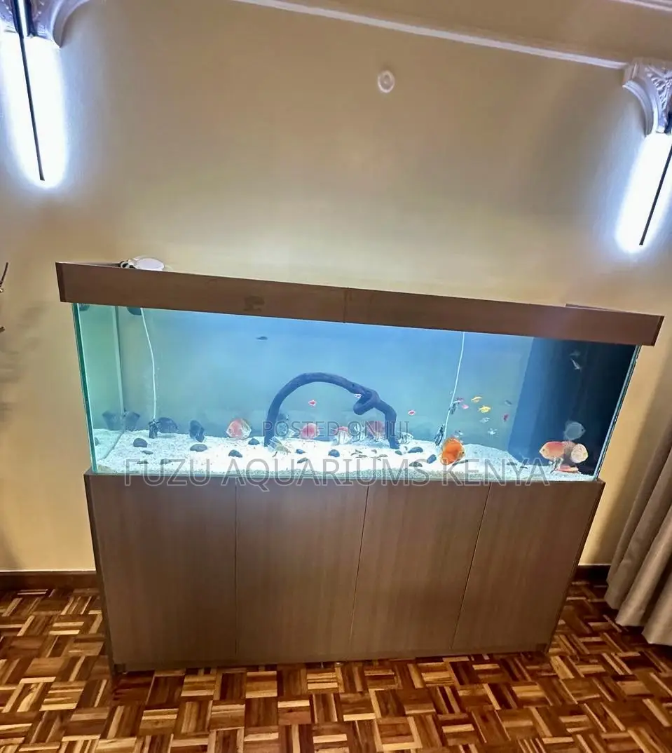 Turnkey Aquarium With Stylish Cabinet Base