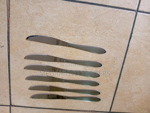 6pc Butter Knife/Stainless Steel Table Knives - thumbnail 2