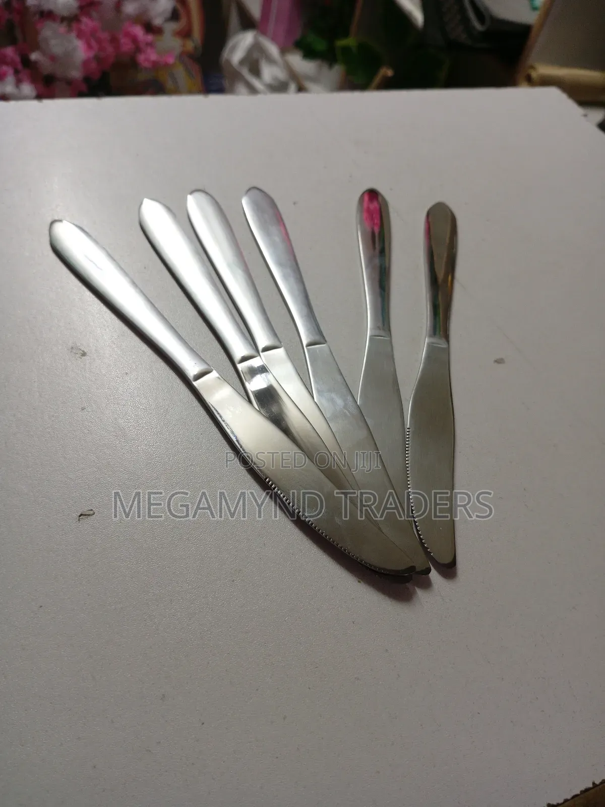 6pc Butter Knife/Stainless Steel Table Knives