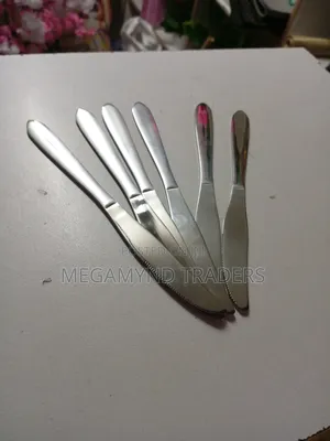 6pc Butter Knife/Stainless Steel Table Knives