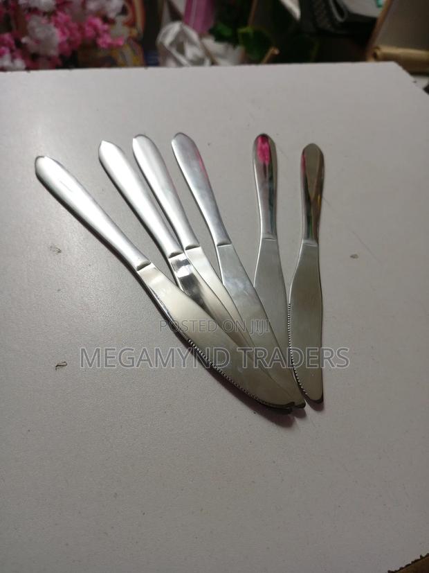 6pc Butter Knife/Stainless Steel Table Knives - thumbnail 3