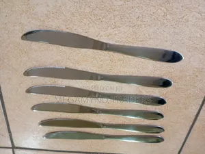 6pc Butter Knife/Stainless Steel Table Knives
