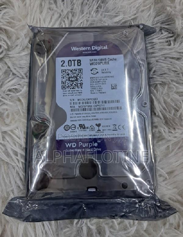 Wd Purple 2tb Surveillance Internal Hard Drive Sata 6gb/S
