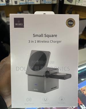 Wiwu Small Square 3 in 1 Wireless Charger - main view