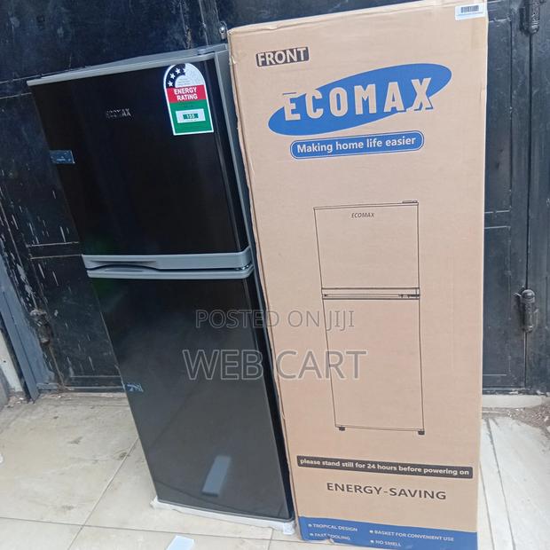 Ecomax Double Door Fridge 138l - main view