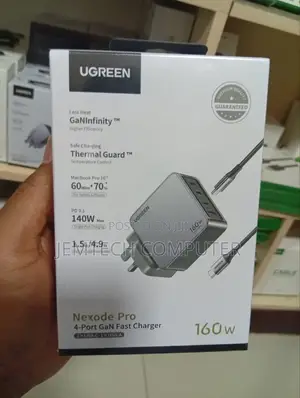 Ugreen Nexode Pro 160w 4-Port Gan Fast Charger+ 240w Cable