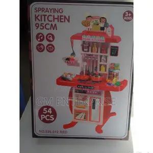 54 Pieces Large Pretend Kitchen Set. 95cm Long;