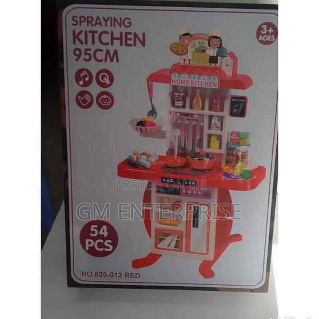 54 Pieces Large Pretend Kitchen Set. 95cm Long;