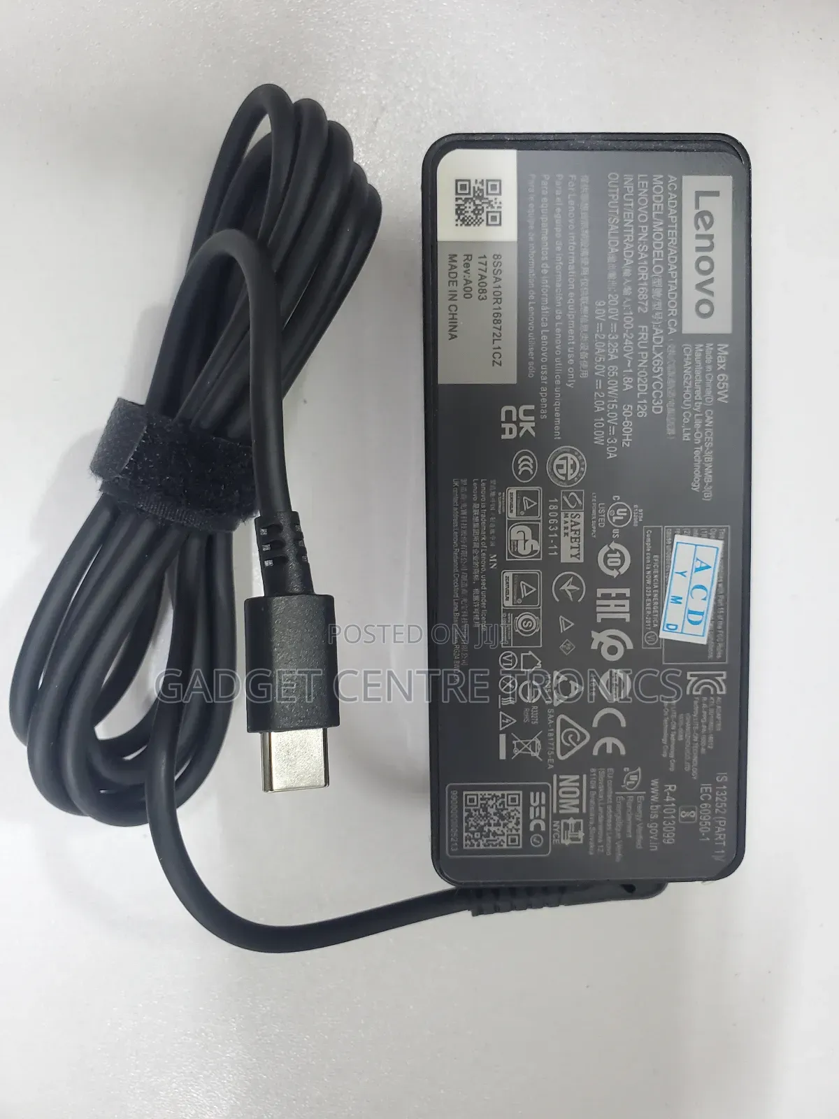 Lenovo Type C Laptop Adapter