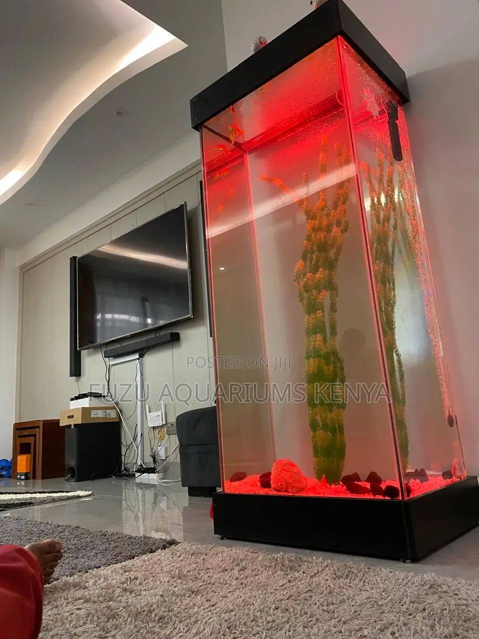 5ft Aquarium Tower – Stunning Led Display