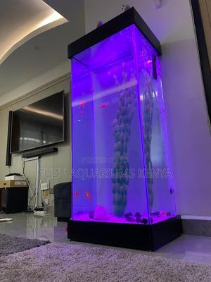 5ft Fish Tank Tower – Elegant Eye-Catching - thumbnail 2