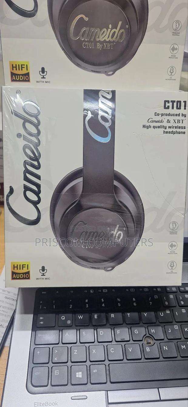 Ct01 By Xbt Wireless Headphone Headset With Mic - thumbnail 3