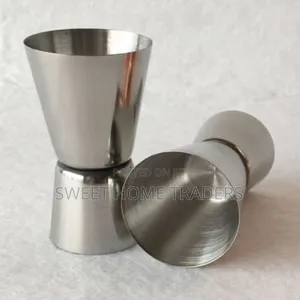 Double Stainless Steel Tot Measure 15-30ml...