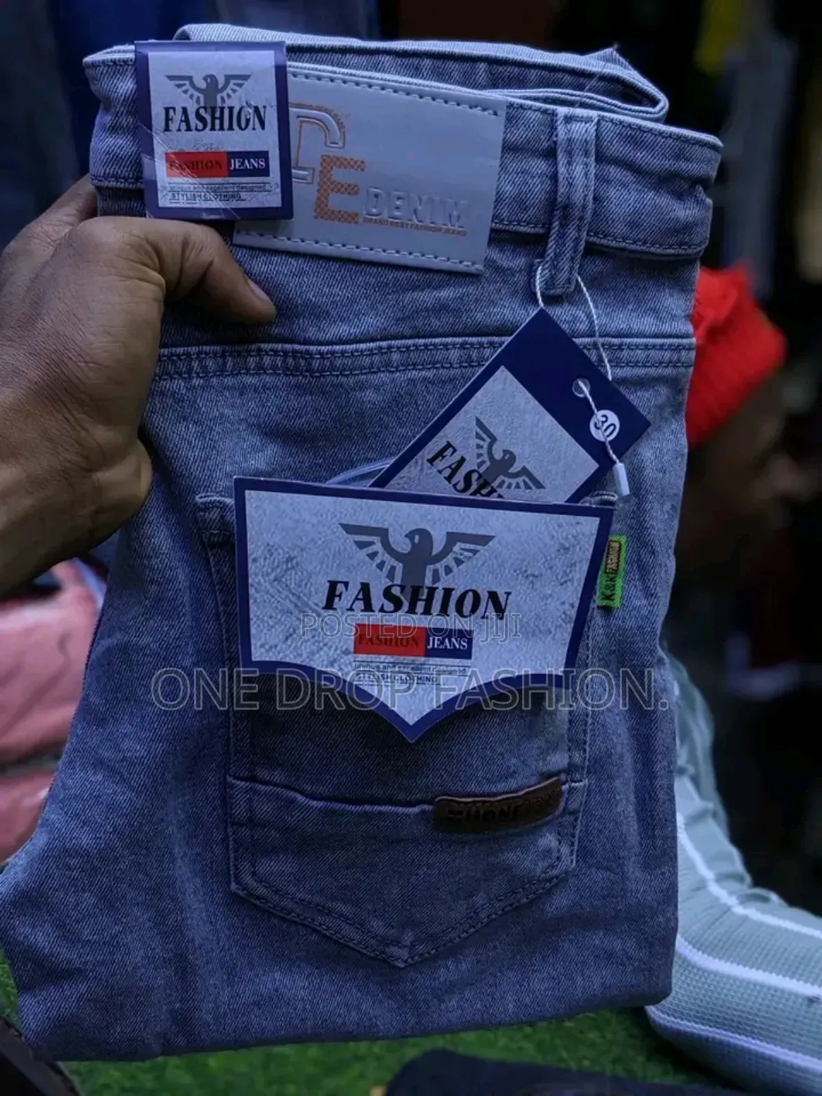 Light-Grey Jeans Sizes 30-40