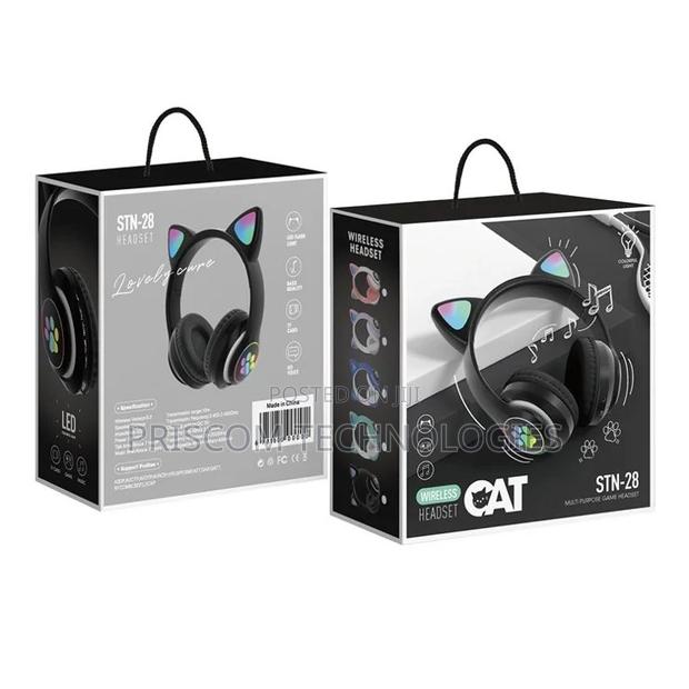 Wireless Bluetooth Headphone Headset Luminous for Gaming - thumbnail 2