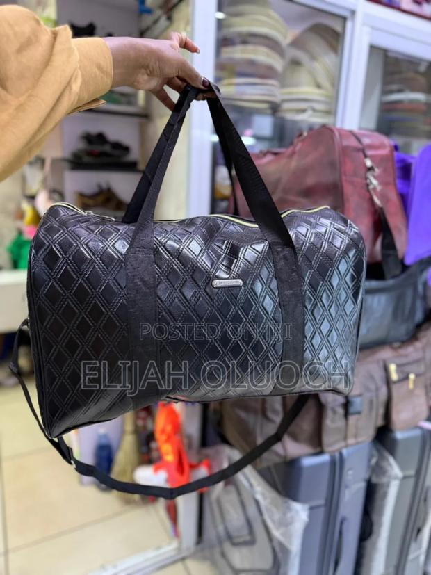 High Quality Leather Duffel Bag - main view